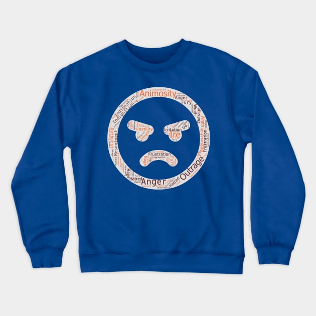 Anger Crewneck Sweatshirt by baseCompass